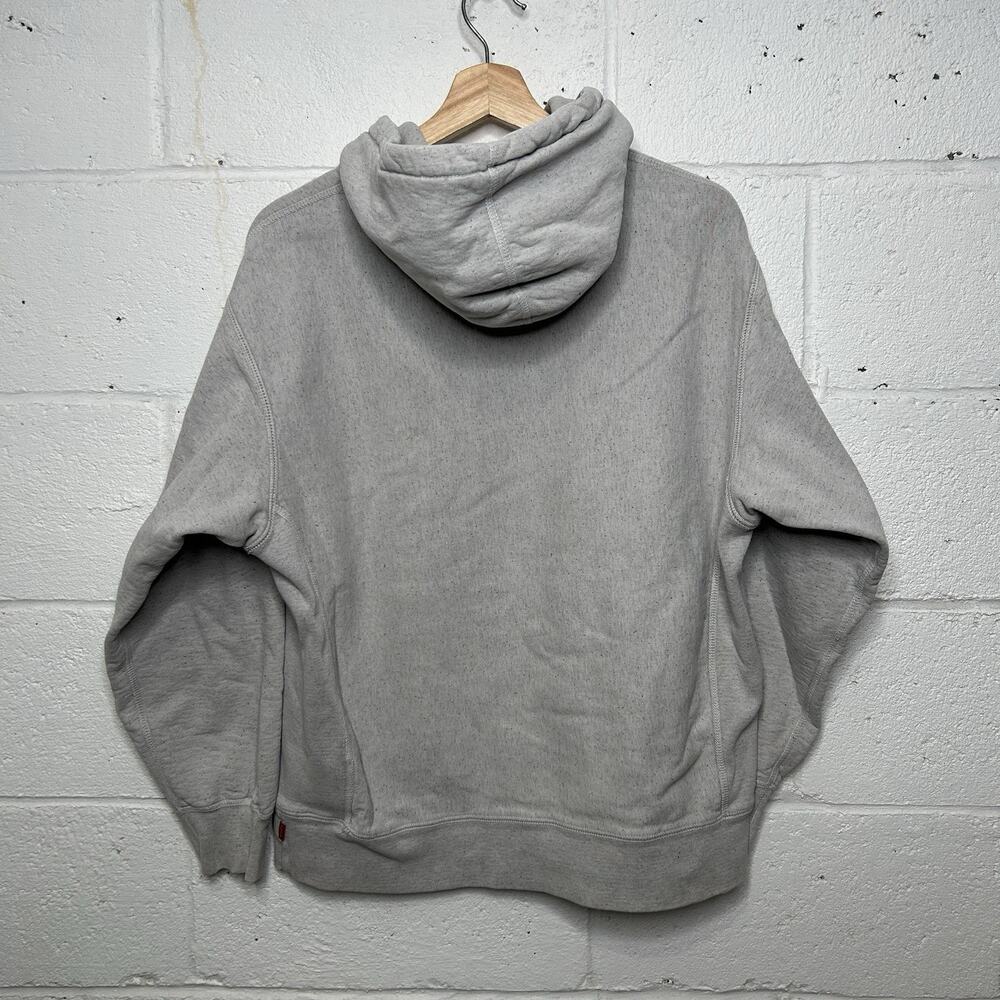 Supreme Drop Shadow Hooded Sweatshirt “Heather Gray” FW20 - Picture 2 of 11